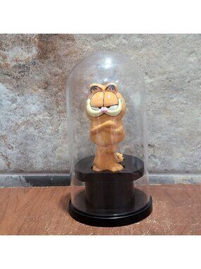 Vintage Garfield Watch Holder and Display Dome